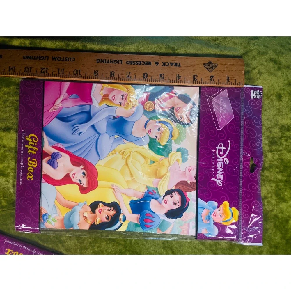 Disney Princess Gift Boxes Lot of 2 New Sealed Ariel Belle Cinderella Snow White